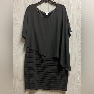 NWT London Times Black Sheath Bandage Dress Size 20W